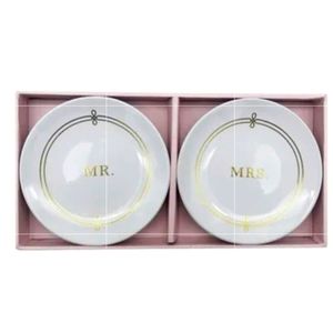 Mr. And Mrs. Ring Holder Dishes New in Sealed original packaging